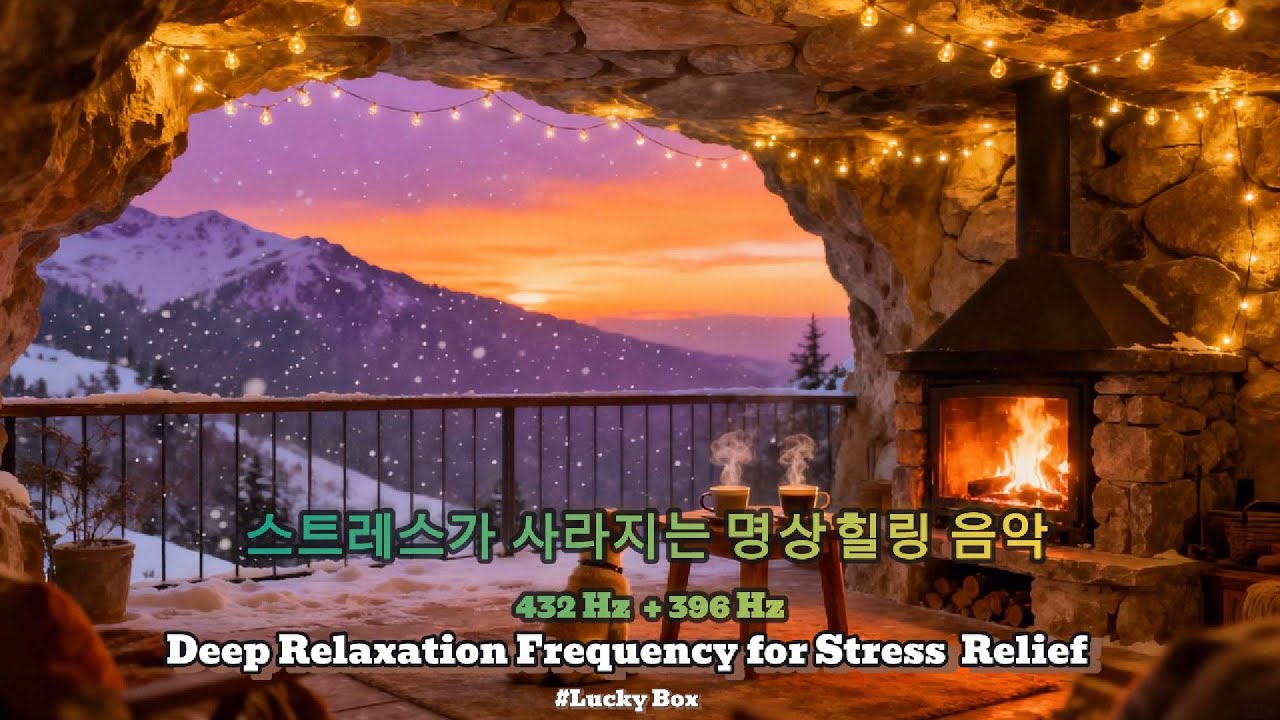 스트레스 해소를 위한 힐링 명상 음악 | 마음 안정 · 깊은 휴식432Hz+396Hz Healing Meditation Music for Stress Relief