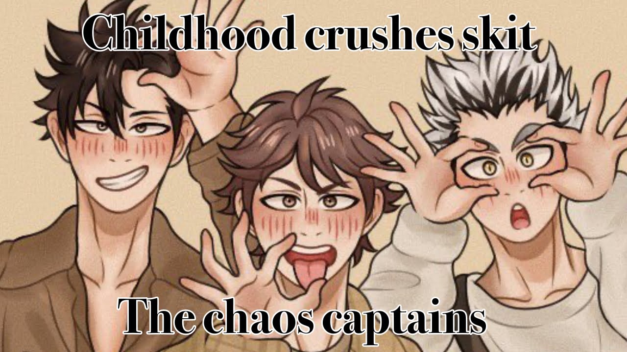 Childhood crushes skit//emirichu//haikyuu text // Oirgnal