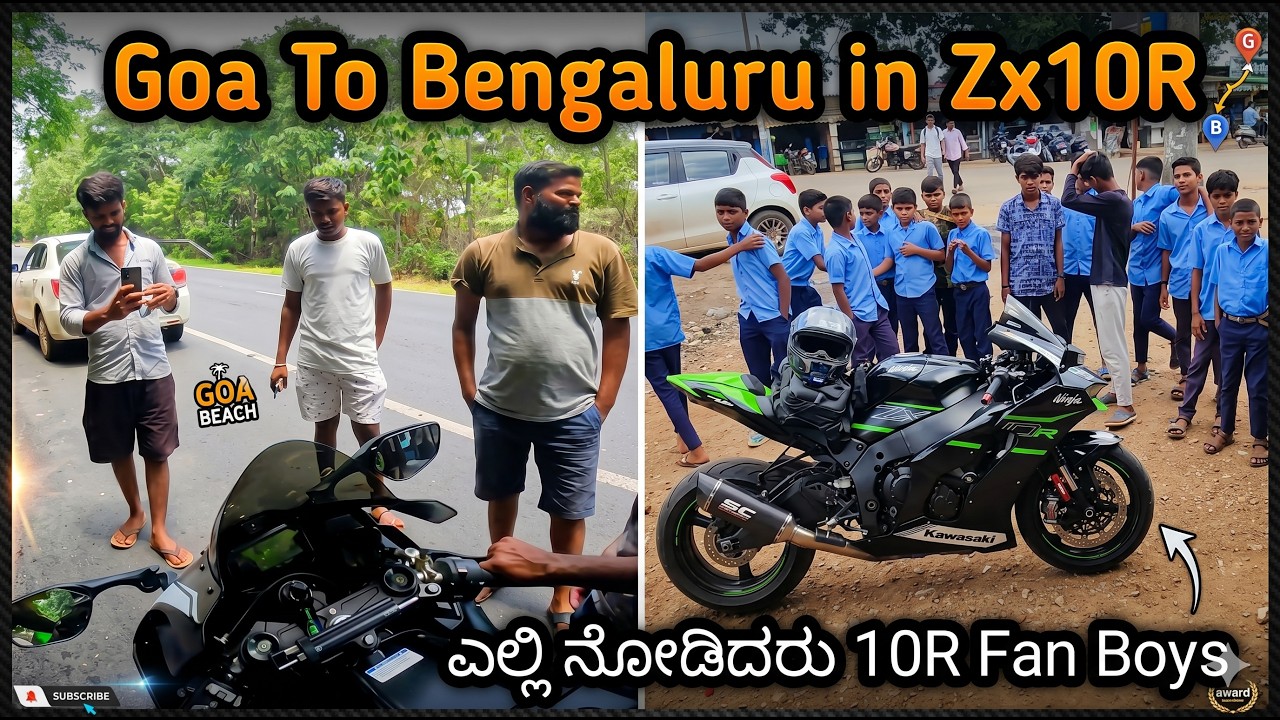 Goa to Bangalore Superbike Ride | Kawasaki Ninja ZX-10R | Kannada Motovlog