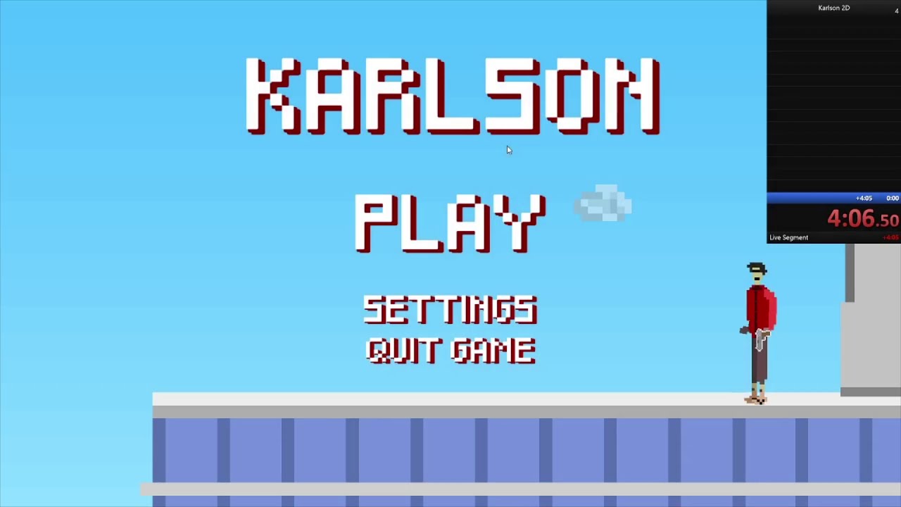 Karlson 2D speedrun 1