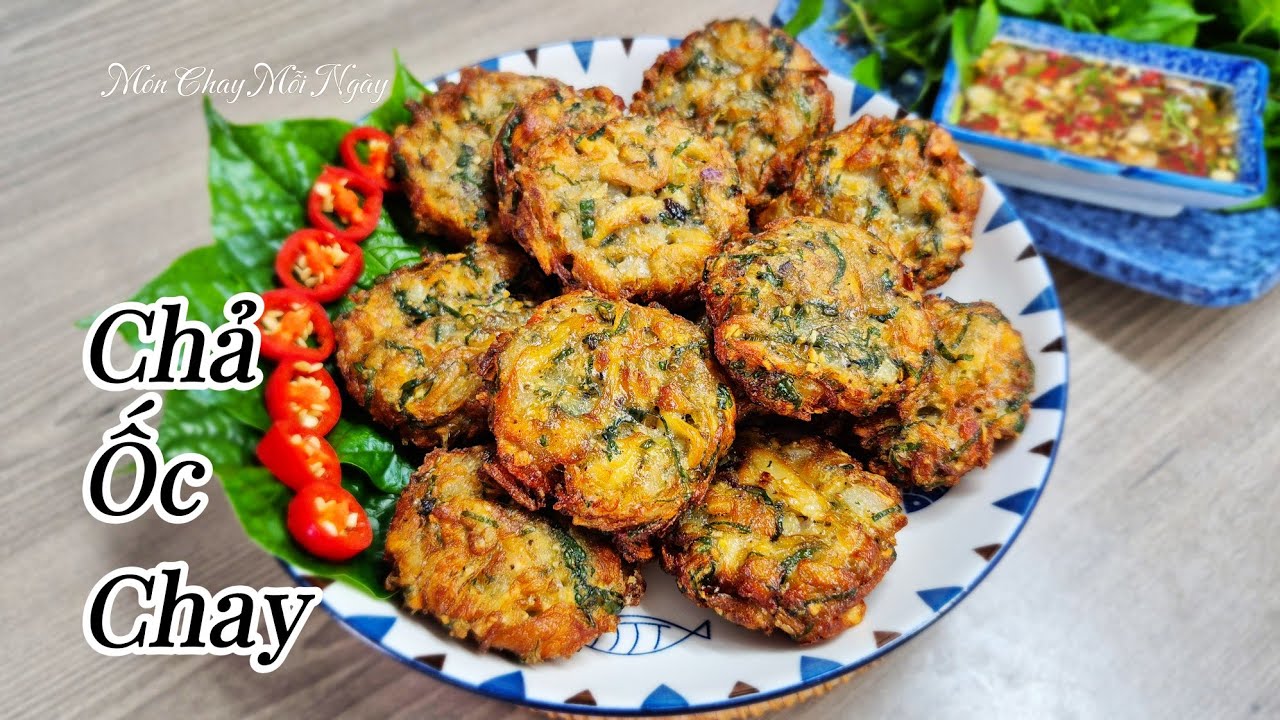CHẢ ỐC CHAY ngon| Món Chay Mỗi Ngày| Vegetarian