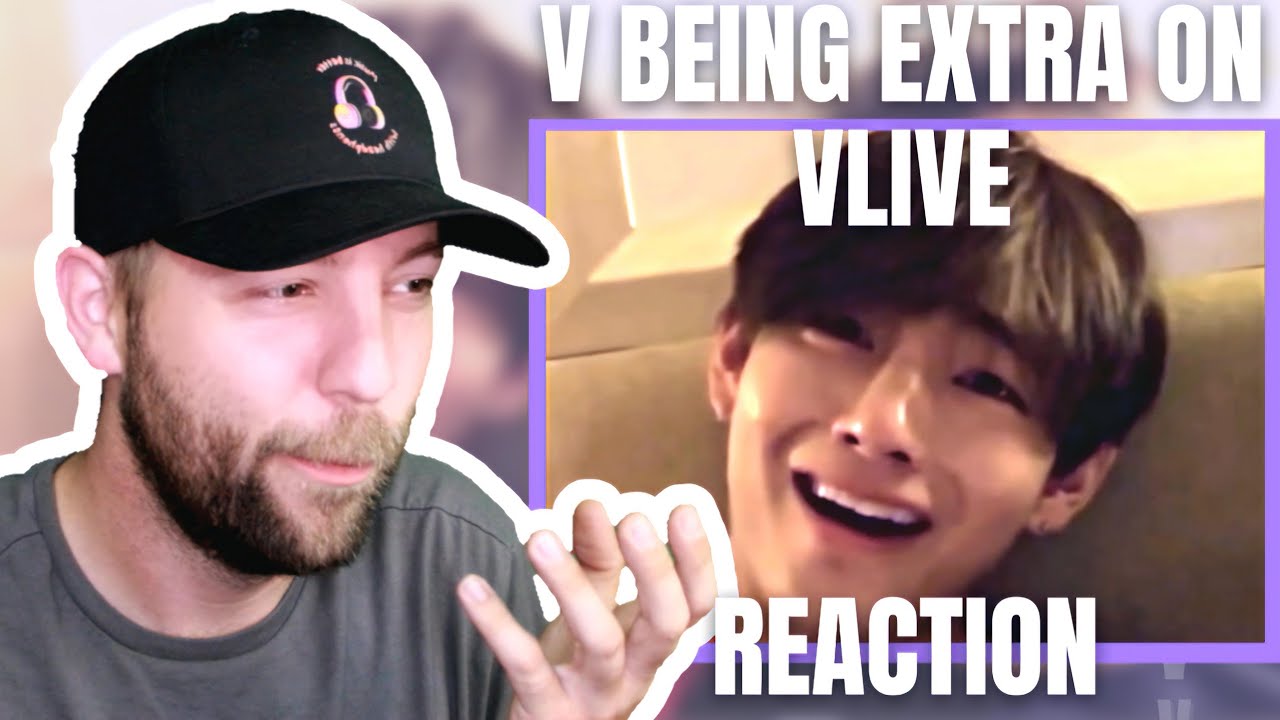 Тэхён (Ви) в роли экстра на VLive РЕАКЦИЯ | Реакция на подборку BTS V