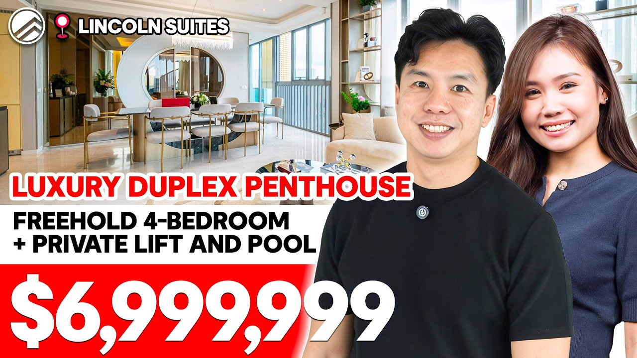 Lincoln Suites - Freehold 4-Bedroom Duplex Penthouse in District 11 | $6,999,999 | Melvin & Jenell