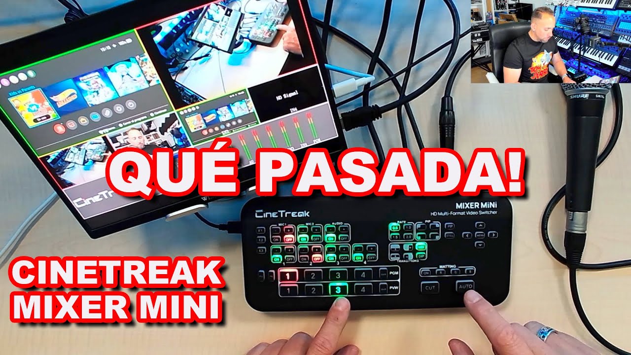 PEQUEÑO, LIGERO Y MUY PRÁCTICO ASI ES CINE TREAK MIXER MINI (PRUEBAS Y REVIEWS) EN ESPAÑOL