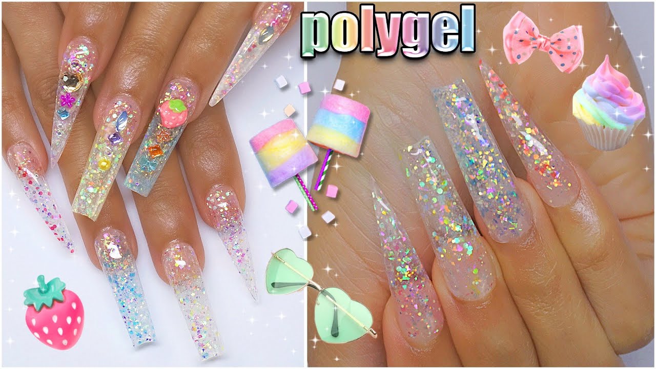 SAVILAND Glitter POLYGEL! Lets try that again ~ More colors, Less Cloudy!