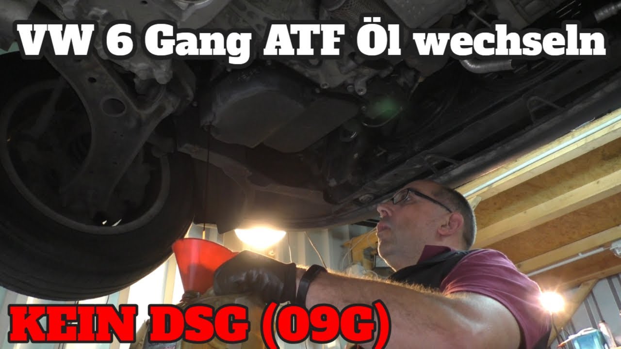 VW 6 Gang ATF Öl wechseln 09G (KEIN DSG) - Golf 5 & co