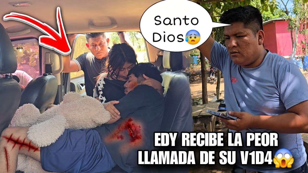 EDUARDO Esta Entre La V1d4 Y La Mu3rte😰Asi Lo Encontro EDY En El Carr0😭Nunca Penso Encontrarlo Asi😢