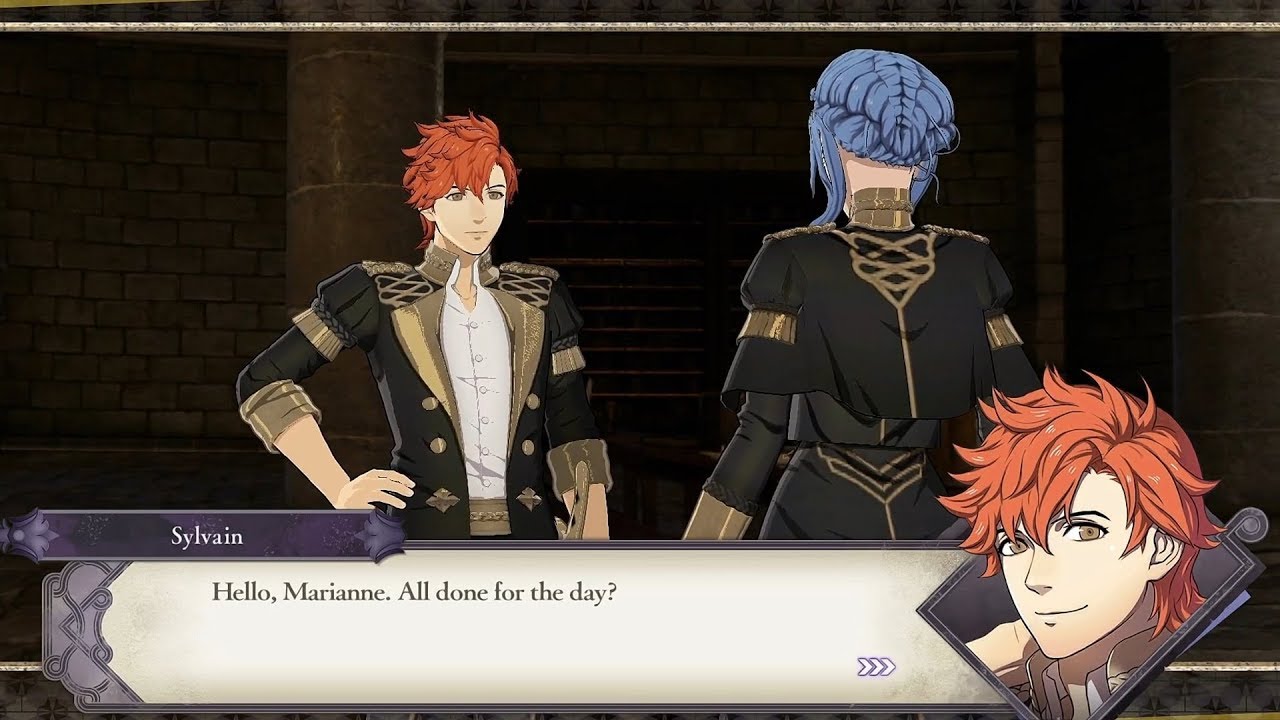 Marianne & Sylvain Support Conversations  - Fire Emblem: Three Houses [Switch]