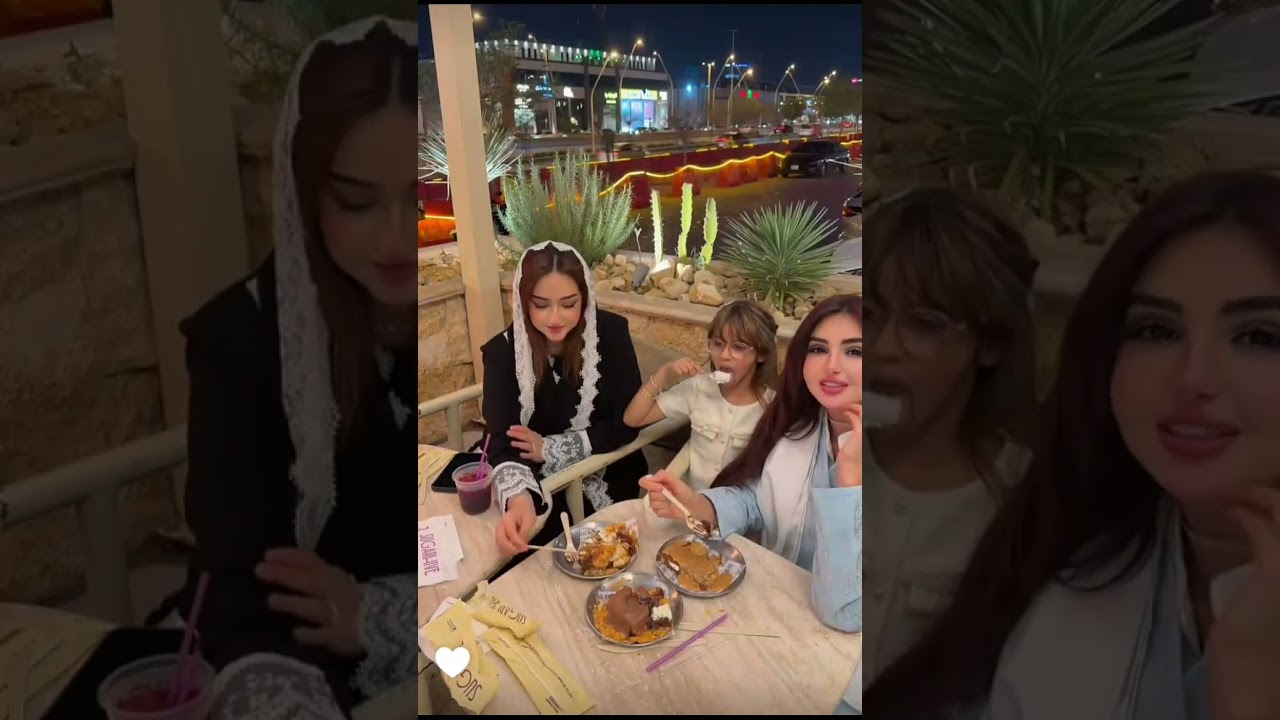 وأخيرا اميره و عبد الرحمن في المطعم فقرة أكل الحلويات مع ميمي بوطاط وايلين 😋 عائلة ميرو 