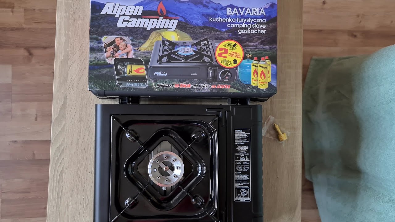 Camping Stove Alpen Camping Bavaria IK001 Kuchenka Turystyczna Gaz. [4K]