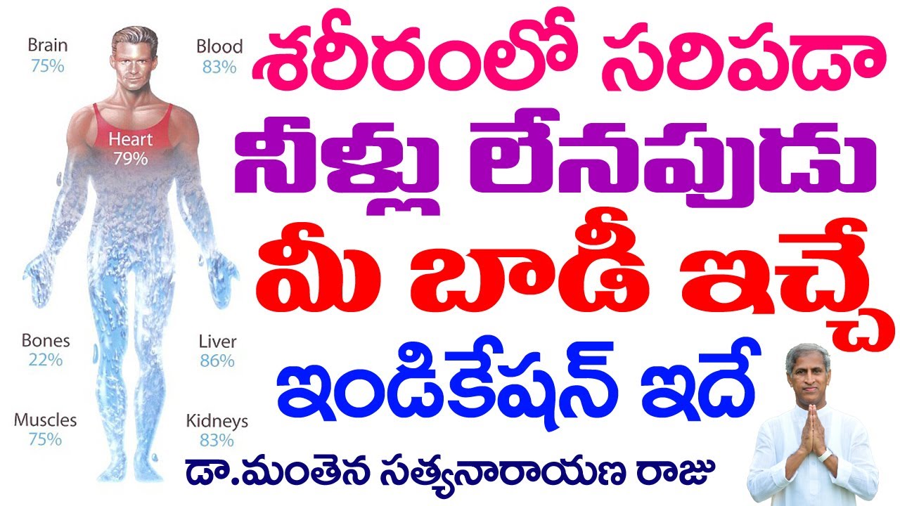 This is the indication your body gives when you don't have enough water | Dr Manthena Satyanarayana Raju Videos