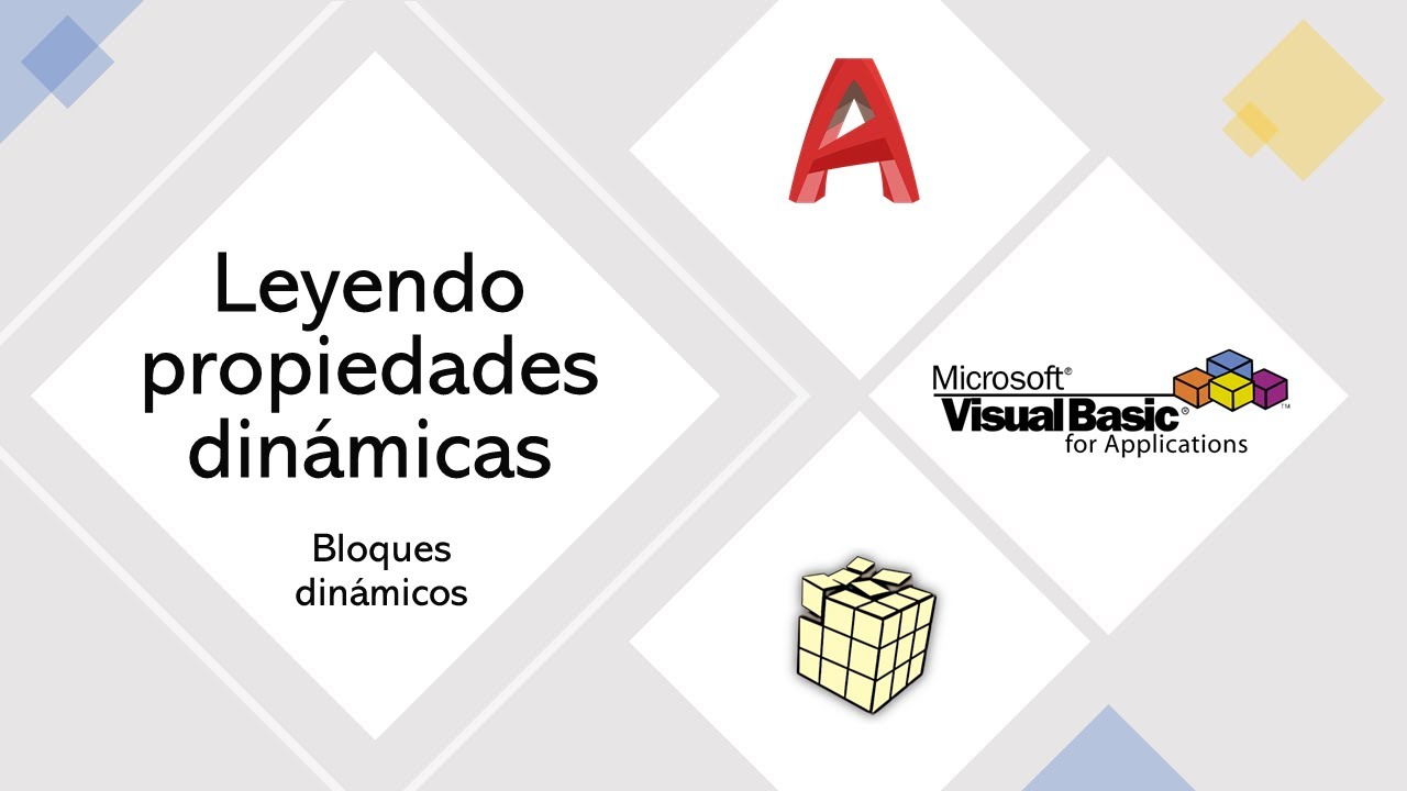 12. VBA Autocad - Leyendo propiedades de bloques dinámicos
