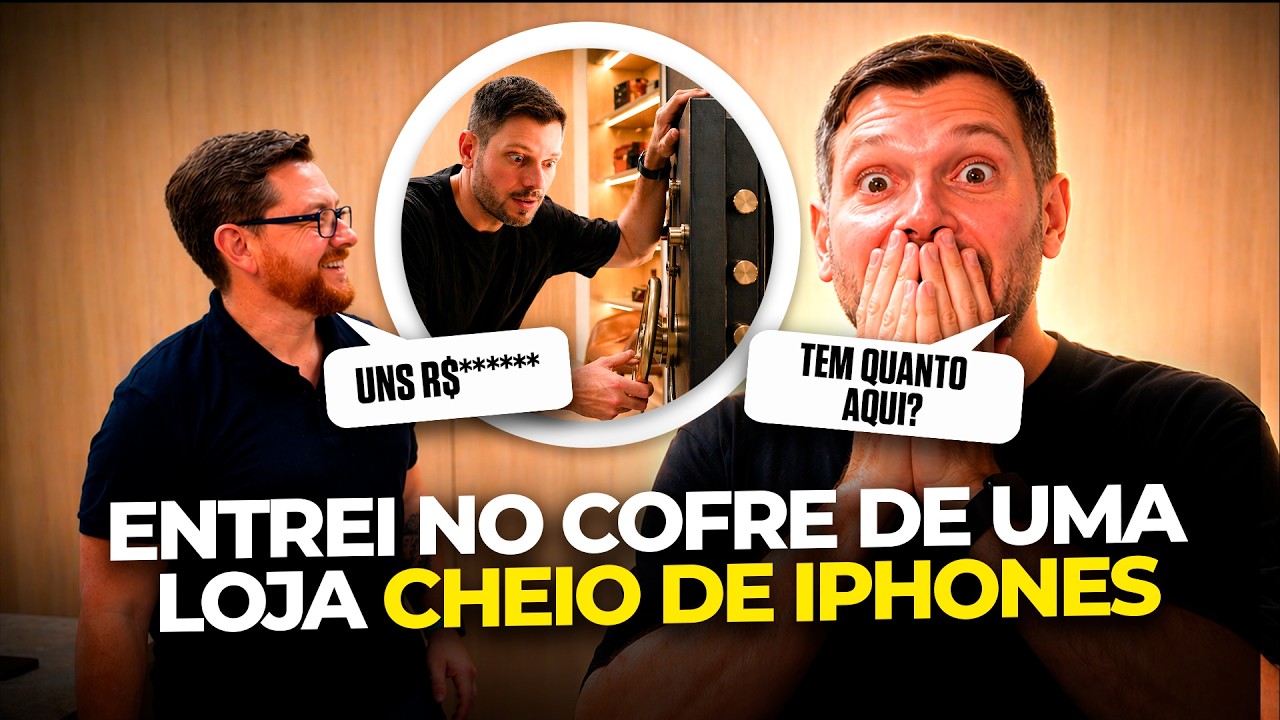 O que tem dentro do cofre? Visitei uma autorizada Apple