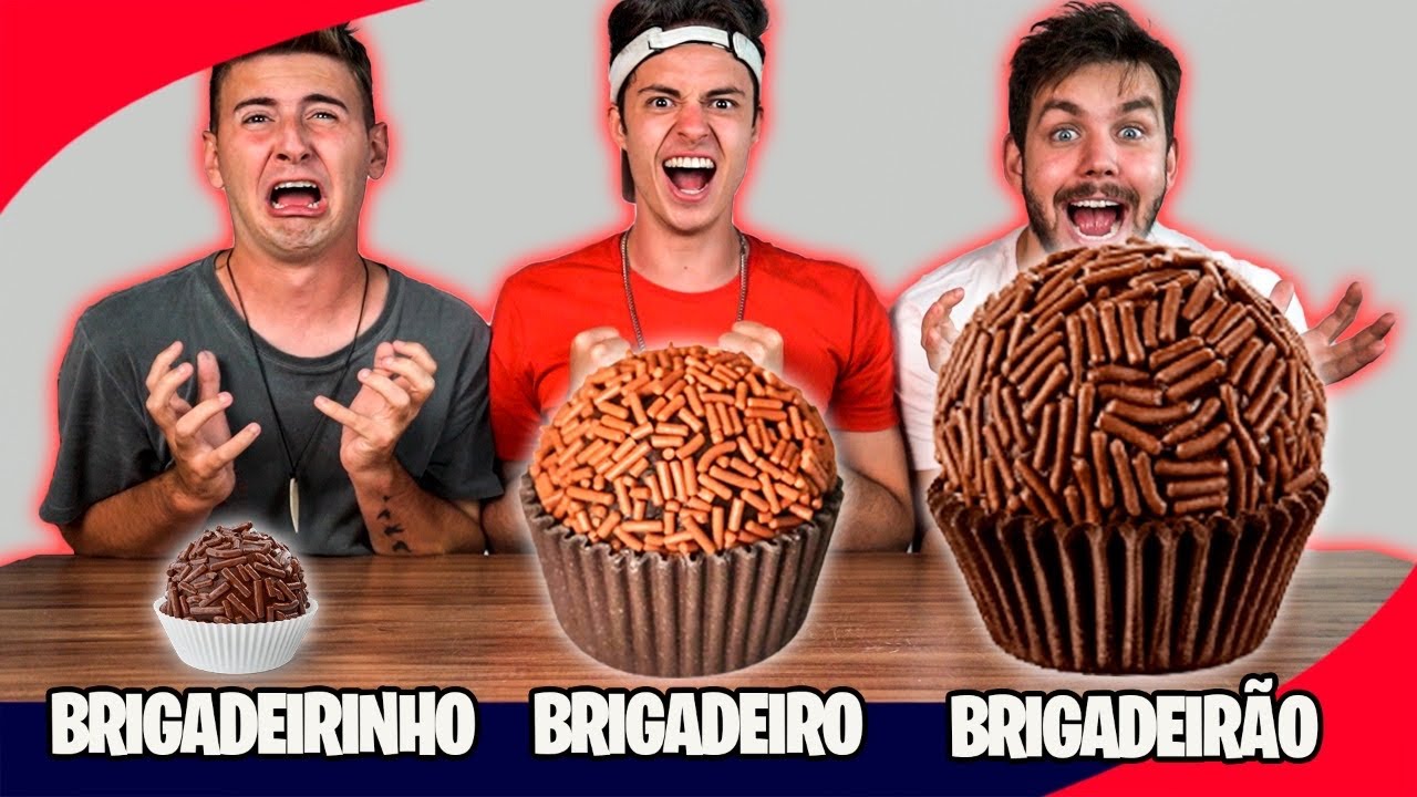 BRIGADEIRO, BRIGADEIRINHO OU BRIGADEIRÃO! - Desafio