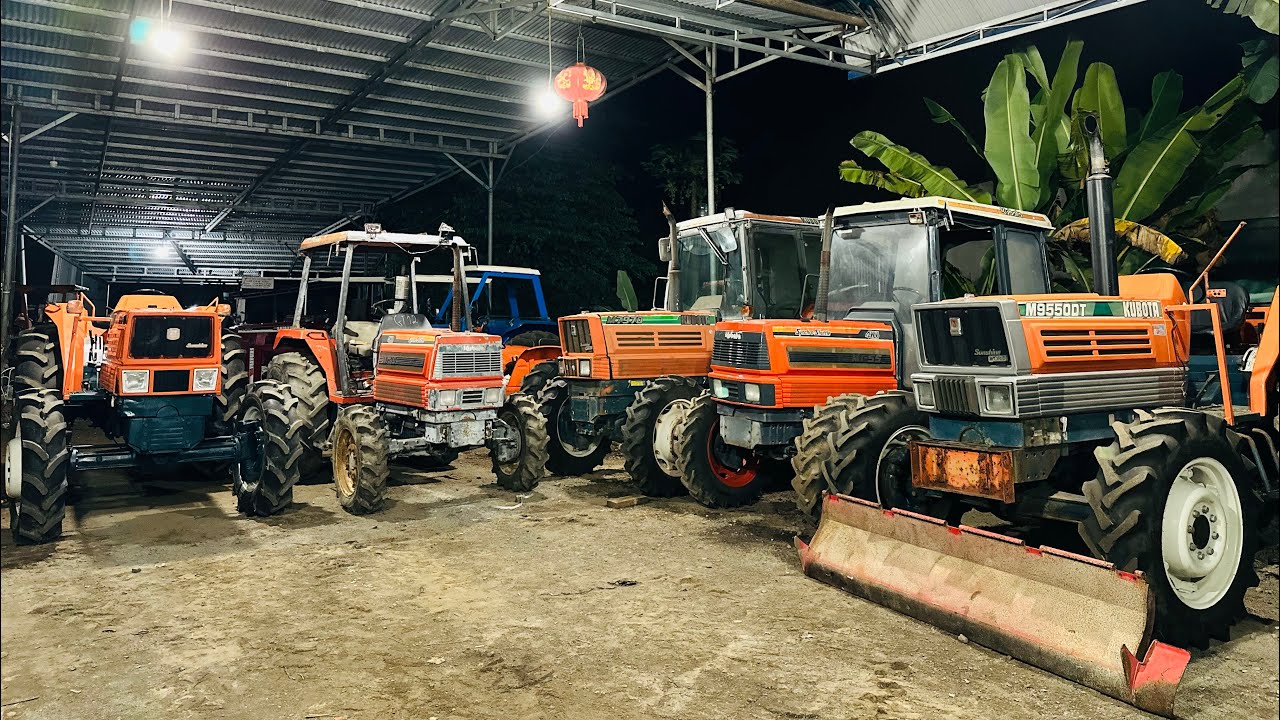 Kubota M1-46, Kubota M1-55, Kubota M7970DT cập bến Nông cơ Bảy Ghì. Ae quan tâm LH 0918.152.958