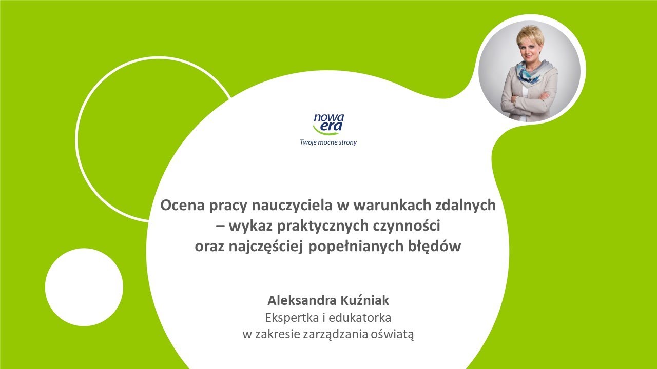 Edukacja na czasie. Dyrektor. Ocena pracy nauczyciela w warunkach zdalnych