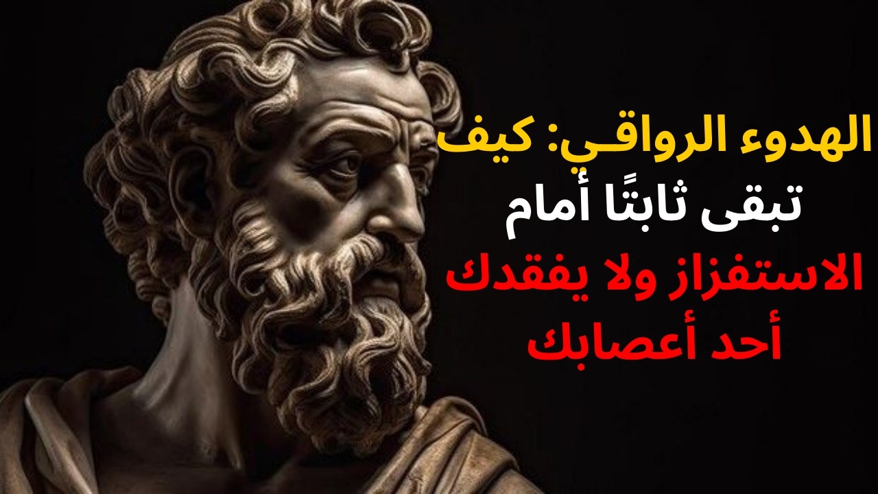 الهدوء الرواقـي: كيف تبقى ثابتًا أمام الاستفزاز ولا يفقدك أحد أعصابك