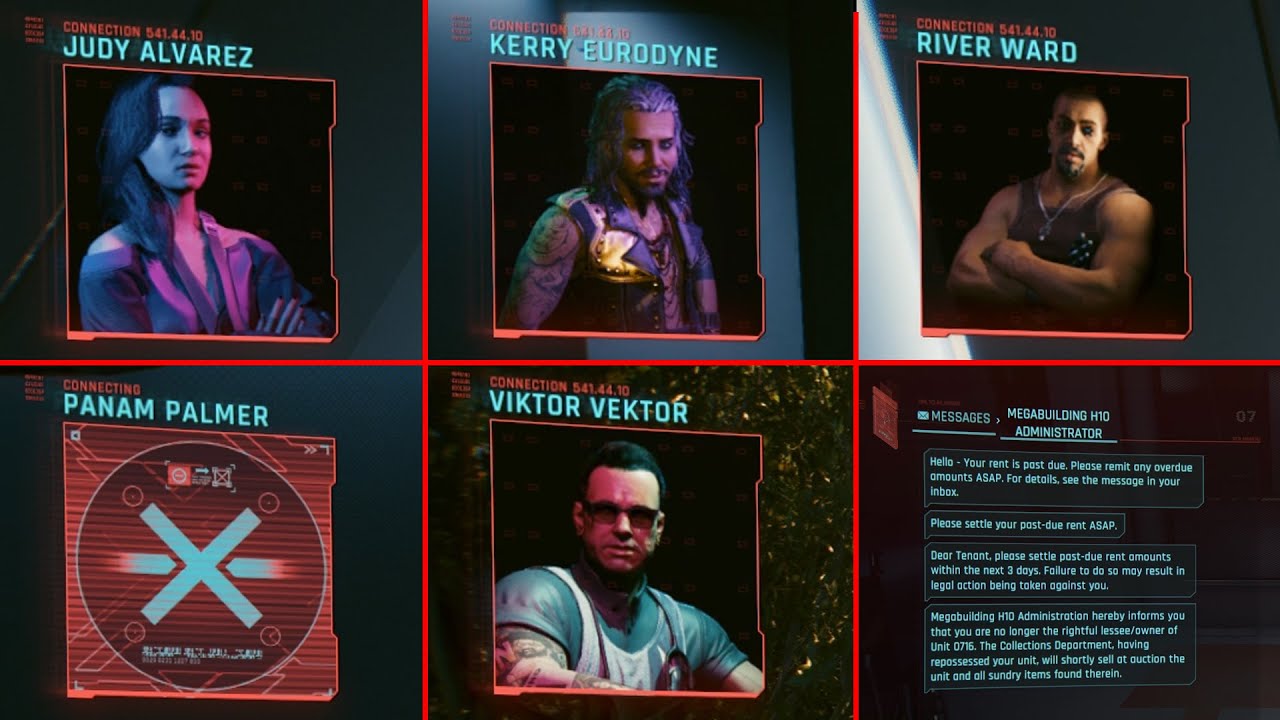 V calls his friends after 2 years coma - Cyberpunk 2077: Phantom Liberty