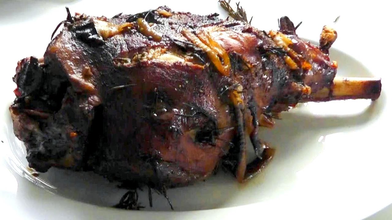 Christmas ROASTED LAMB | Shrewsbury sauce | How to cook recipe