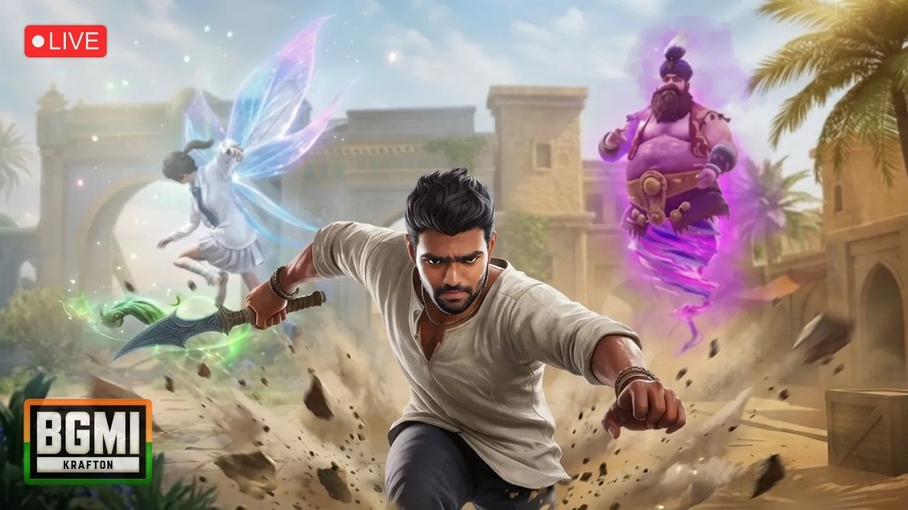 🔴 Butterfly x Genie mode Gameplay💁‍♂️ || Live- 207 || #leo09k #leoislive#bgmi#pubgmobile