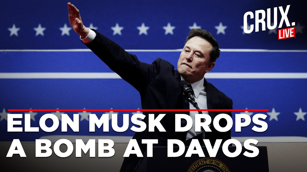 Davos 2026 LIVE | Elon Musk Makes Big Announcement At WEF | Donald Trump | Tesla | SpaceX | Crux
