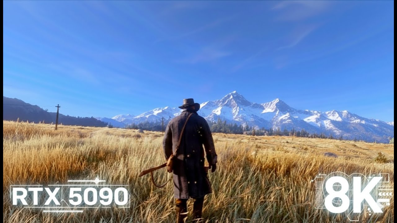 RDR2 Looks REAL in 8K Ultra Graphics Mod on RTX 5090!
