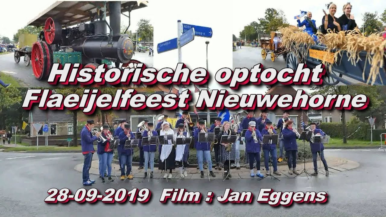Historische Optocht Flaeijelfeest Nieuwehorne 28 09 2019
