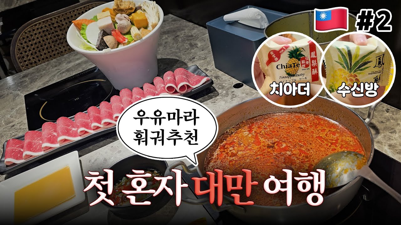[🇹🇼 대만 2편]  펑리수 브랜드 치아더 vs 수신방 비교 │ 지아펀 우유마라훠궈 꼭 드시라 🔥 │ 행복당 버블티 vs 우스란 버블티 🧋  │ 융캉제 기념품 추천 🎵
