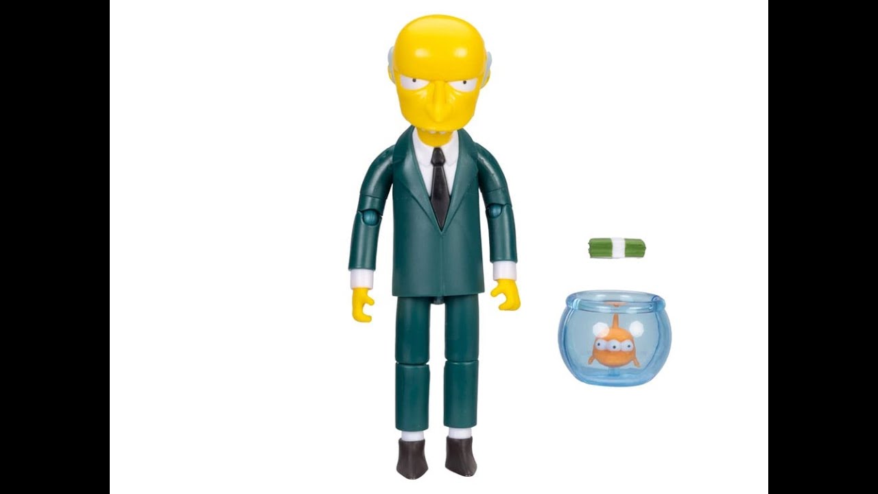 Обзор фигурки мистера Бернса из мультсериала «Симпсоны» от Jakks Pacific.