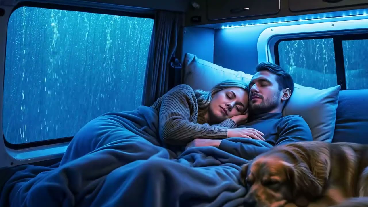 Sleep Through the Loudest Rain 🚗 Rain Sounds in Car with Thunder | Heavy Rain Sounds for Sleeping