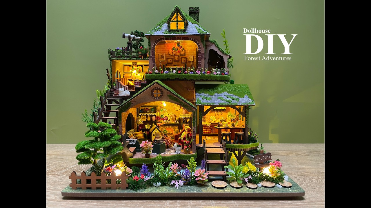 Forest Adventures | DIY Miniature Dollhouse Crafts | Relaxing Satisfying Video