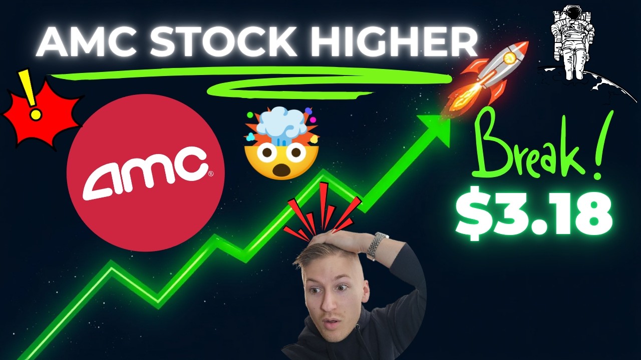 АКЦИИ AMC: ВОСХОДЯЩИЙ КЛИН ТЕСТИРУЕТ ОТМЕТКУ В $3! БУДЕТ ЛИ ПРОРЫВ?!!!!!!!!!