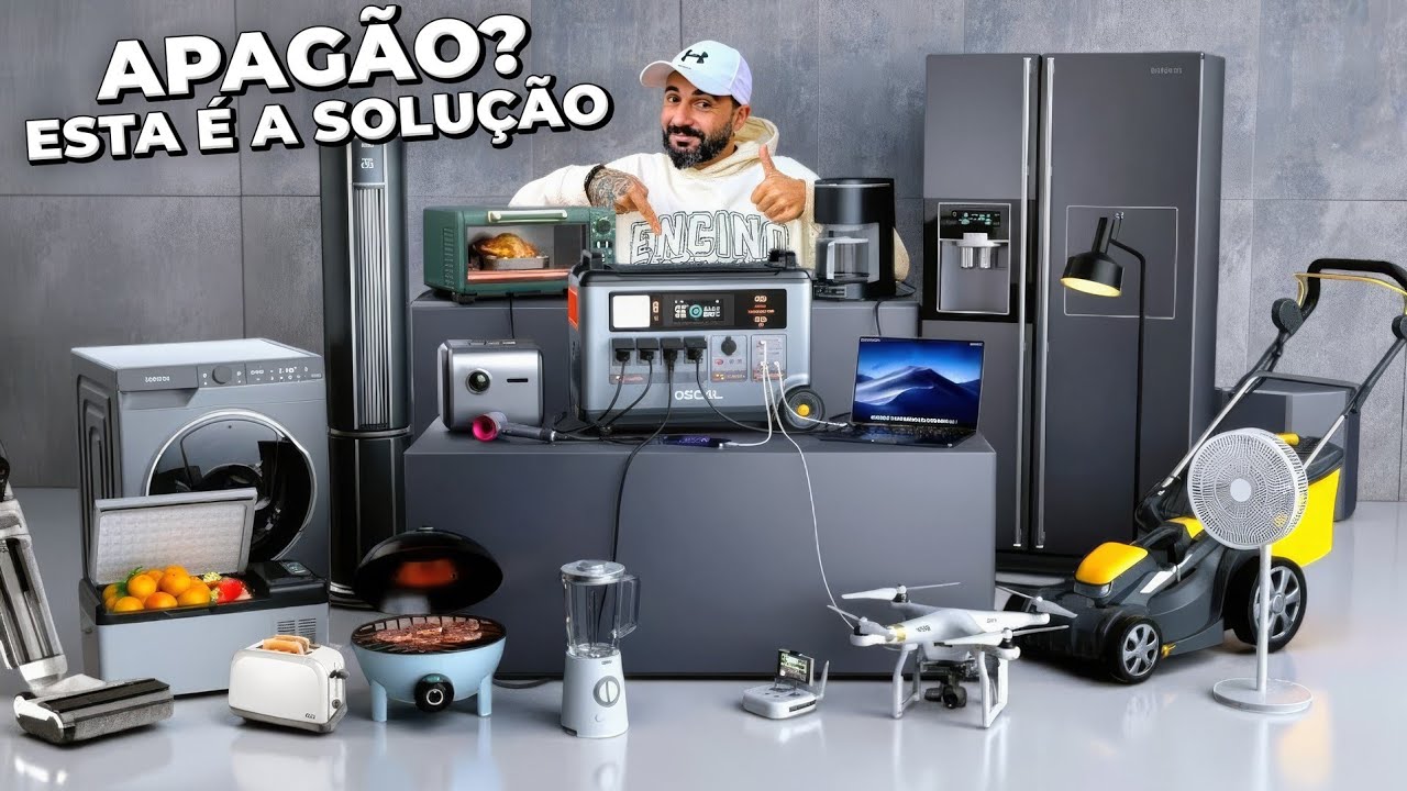 ⚠️ APAGÃO em Portugal? 💡JÁ ME PREVENI com isto, e TU? Oscal POWERMAX3600