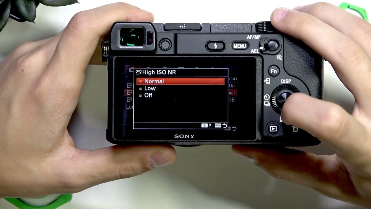SONY A6400 &ndash; How to Enable or Disable High ISO Noise Reduction