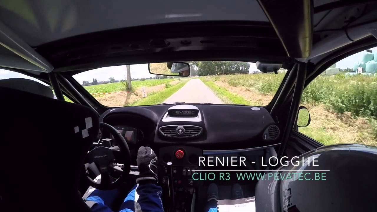 Onboard Renier   Logghe Rally Wervik 2015   Pevatec Clio R3