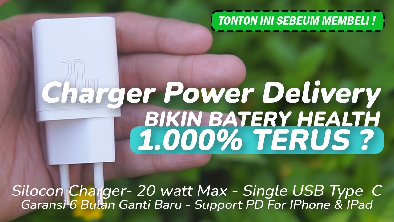 Charger Murah Terbaik Untuk IPhone? | Review Baseus Super Si  20W USB Type C PD