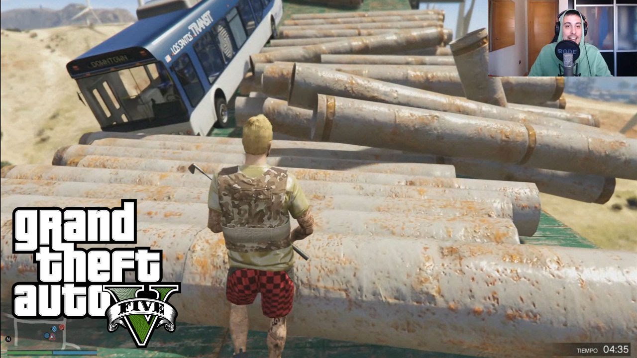 GTA V DEATH RUN, UNO...DOS... Y TRES! MALDITOS MOLINOS! xFaRgAnx