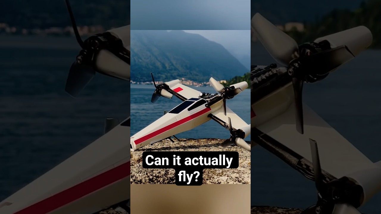 Я построил настоящий летающий истребитель X-Wing.