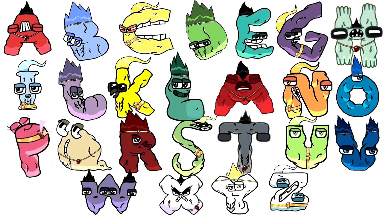 Alphabet Lore But They Transform (Full Version A-Z)
