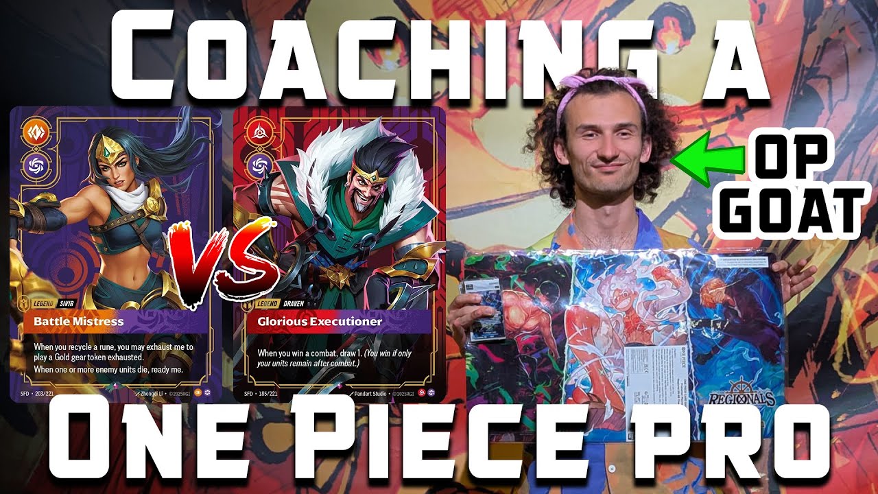 Coaching a One Piece Pro on RIFTBOUND TCG ft. Enricomaria Rustico