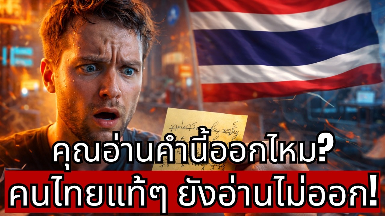 [ช็อกวงการ] ทำไม [คนต่างชาติ] ถึงยอมแพ้ให้กับ [ลายมือคนไทย] ที่เหมือนรหัสลับเอเลี่ยน?