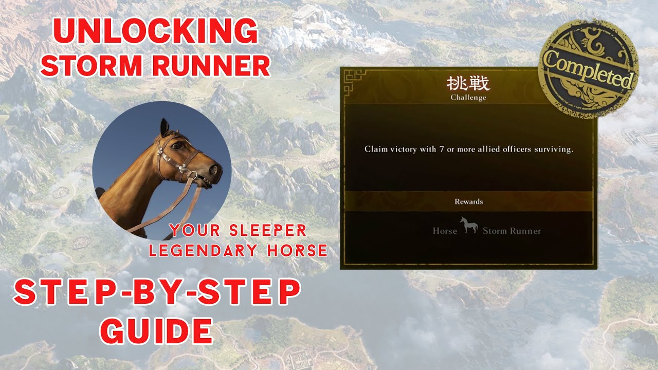 DYNASTY WARRIORS ORIGINS - Unlock Storm Runner