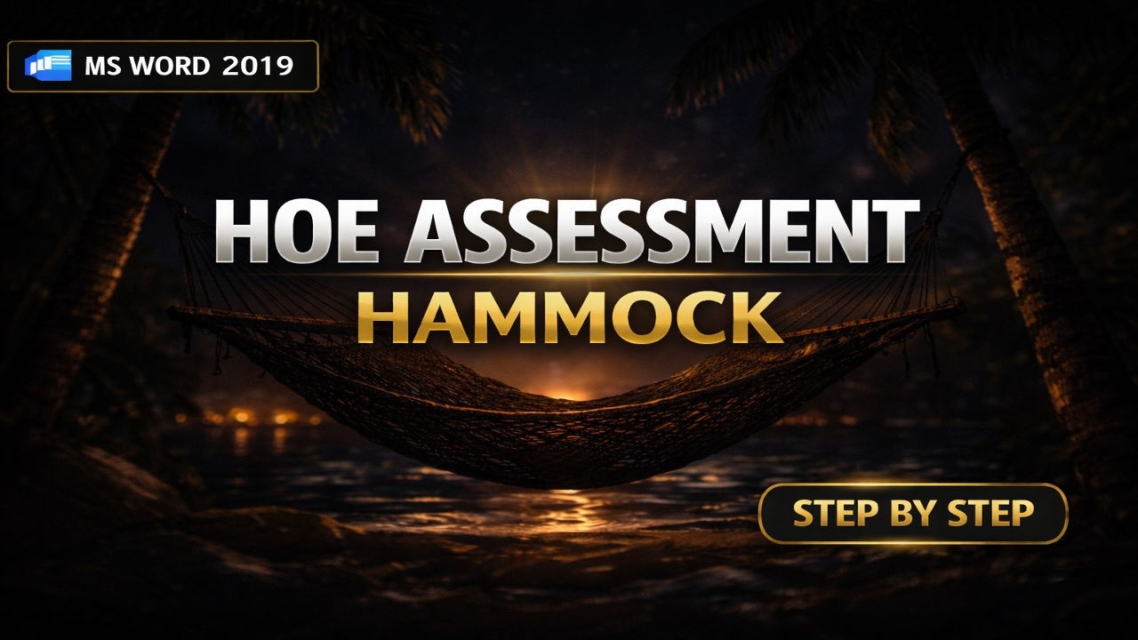 Exp19_Word_Ch01_HOEAssessment_Hammock | Guaranteed clarity & confidence in Word | Error-Free