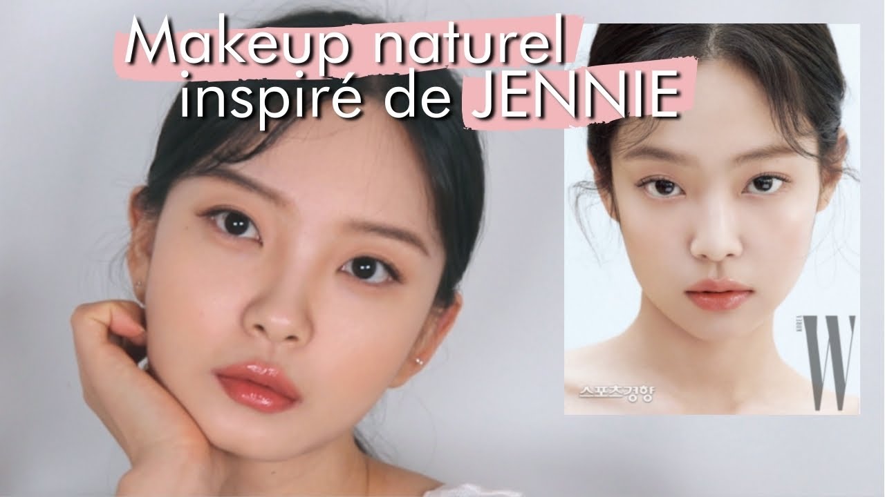 JE REPRODUIS LE MAKEUP DE JENNIE BLACKPINK ! │ MAKEUP NATUREL