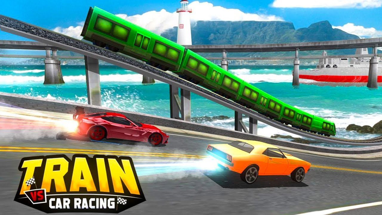 Train Vs Car Racing 2 Player Android Gameplay ᴴᴰ