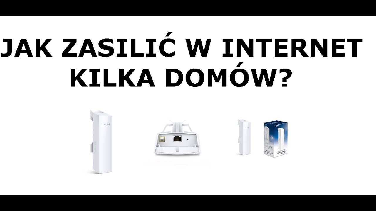 TPLINK Pharos CPE510 - Konfiguracja AP oraz KLIENT - SPEEDTEST - Podział internetu na kilka budynków