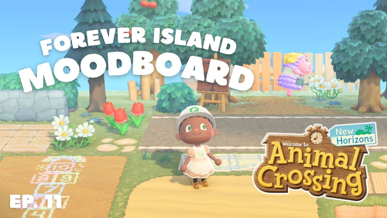 How I Design a Mood Board for My Island! | Muffin Episode 11 // Animal Crossing New Horizons