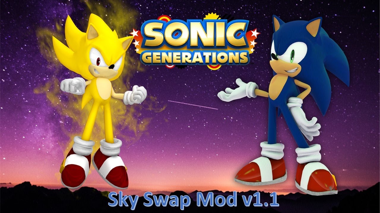 Sonic Generations Mod Part 61_ Sky Swap Mod v1.1