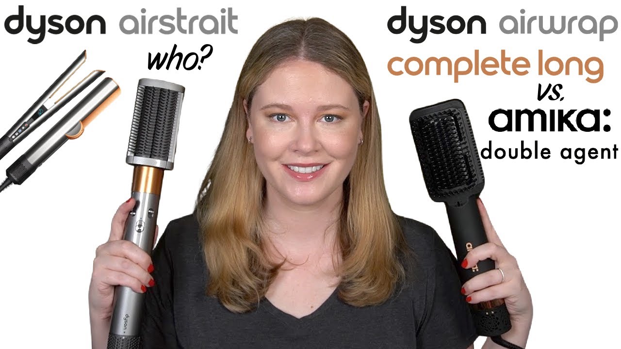 Dyson Airstrait ALTERNATIVES: Amika Double Agent vs. Dyson Airwrap