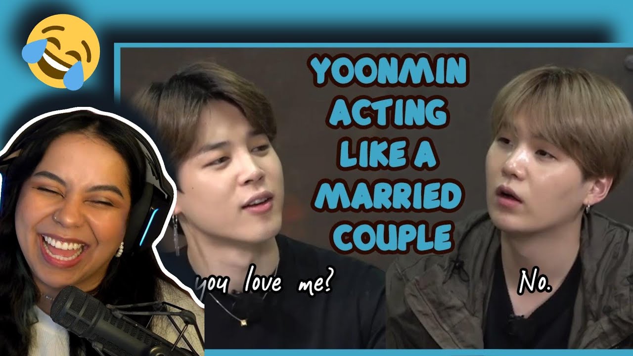 YOONMIN acting like a married couple REACTION😂